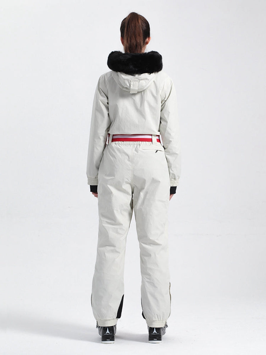 Retro Women's One Piece Ski Suit