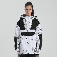 Hooded Shell Insulated Anorak Jacket for Women Riuiyele