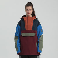 Hooded Shell Insulated Anorak Jacket for Women Riuiyele