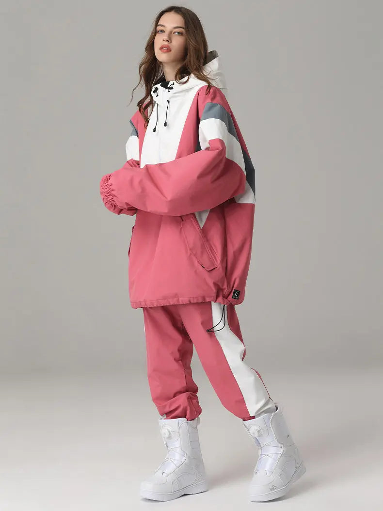 Waterproof and Windproof Ski Suit for Women