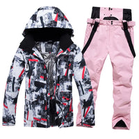 Winter Skiing Snowboarding Jakcets & Trousers Set Riuiyele