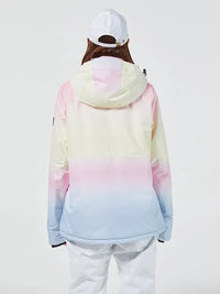 Women Ombre Stretch Ski Jacket 