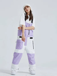 Women's Ski Snow Bibs Pants Windproof