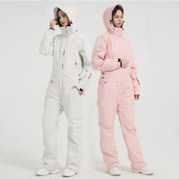 Women One-piece Snowwear Skiing Jumpsuit for Winter