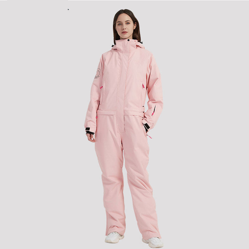 Women One-piece Snowwear Skiing Jumpsuit for Winter Riuiyele