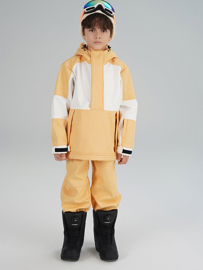 Boy's Colour Blocked Warm Snow Suit