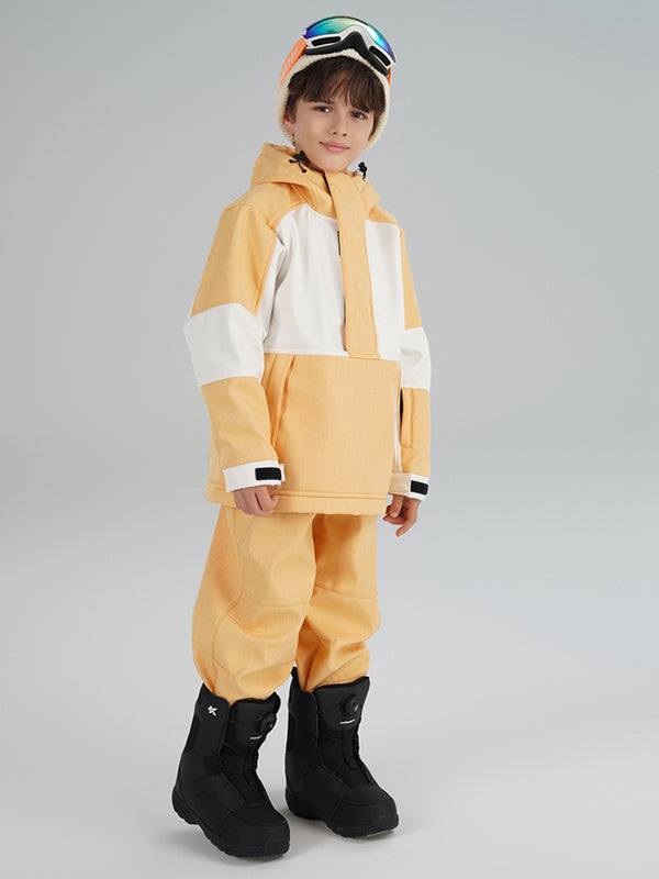 Boy's Colour Blocked Warm Snow Suit