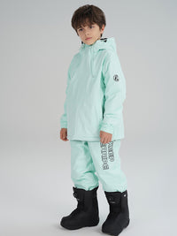 Cargo Insulated Boys Snowboard Jacket And Pants