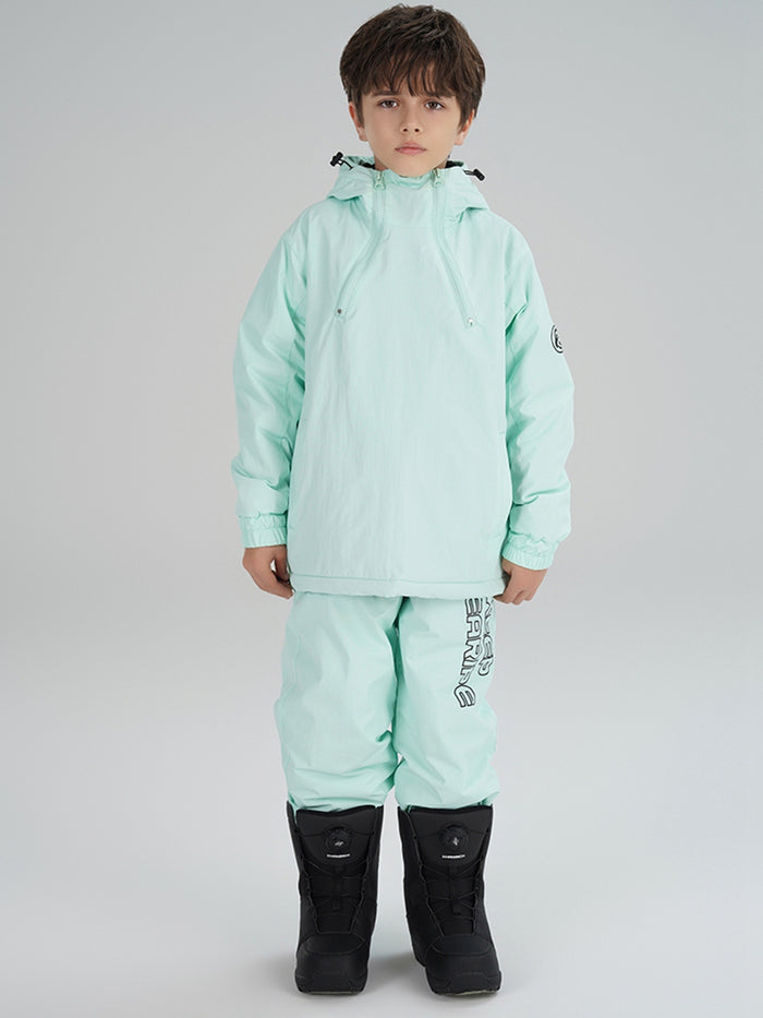 Cargo Insulated Boys Snowboard Jacket And Pants