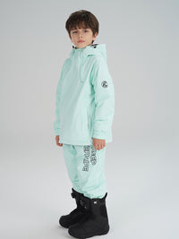 Cargo Insulated Boys Snowboard Jacket And Pants