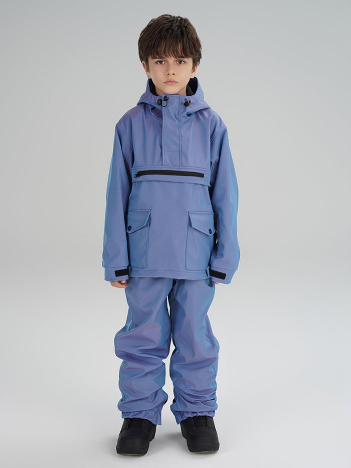 Riuiyele Boys Insulated Cargo Snowsuits