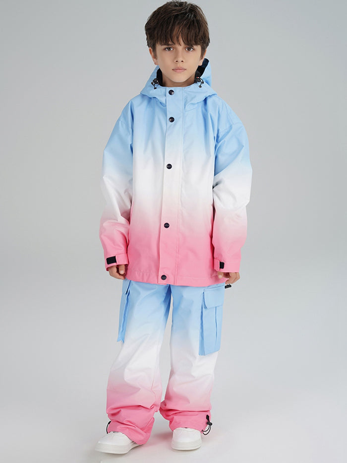 Riuiyele Boys Grandient Snowsuits 