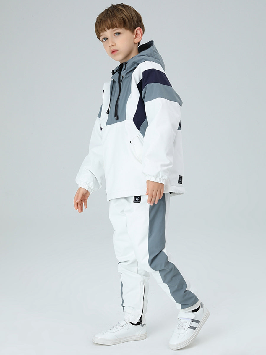 Boys Insulated Stripe Snow Suit