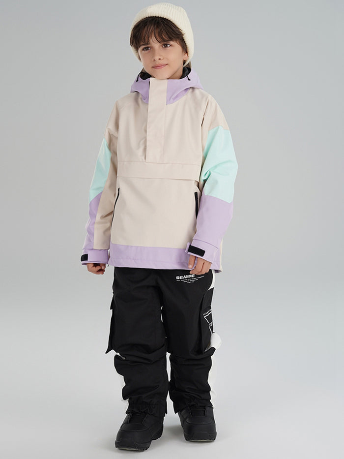 Riuiyele Boys Color Blocked Snowsuits