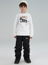 Riuiyele Boys Stripe Tape ski Jogger Pants