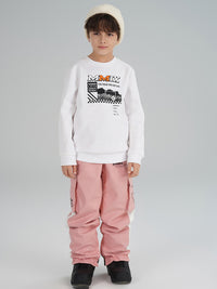 Riuiyele Boys Stripe Tape ski Jogger Pants