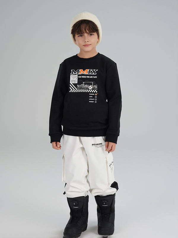 Riuiyele Boys Stripe Tape ski Jogger Pants