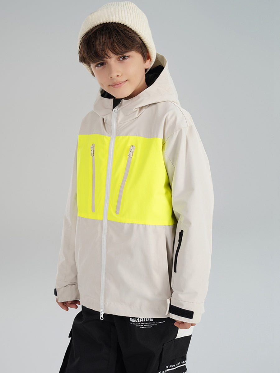 Boy's Insulated Cargo Snowboard Jacket