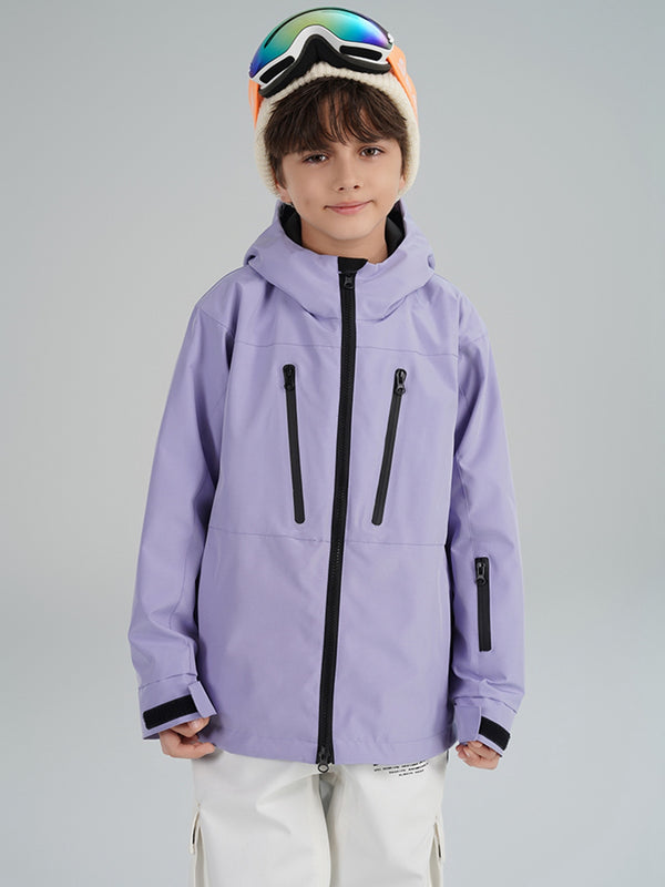 Boy's Insulated Cargo Snowboard Jacket