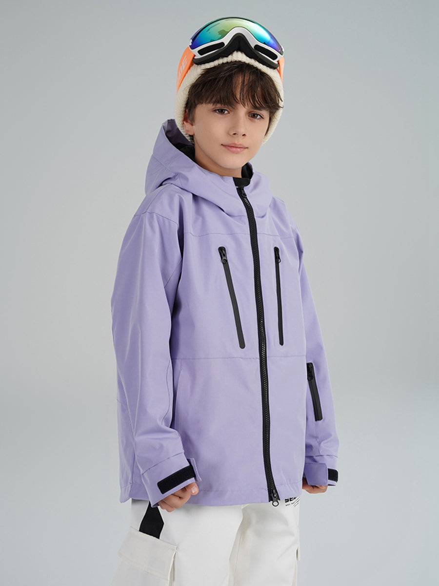 Boy's Insulated Cargo Snowboard Jacket