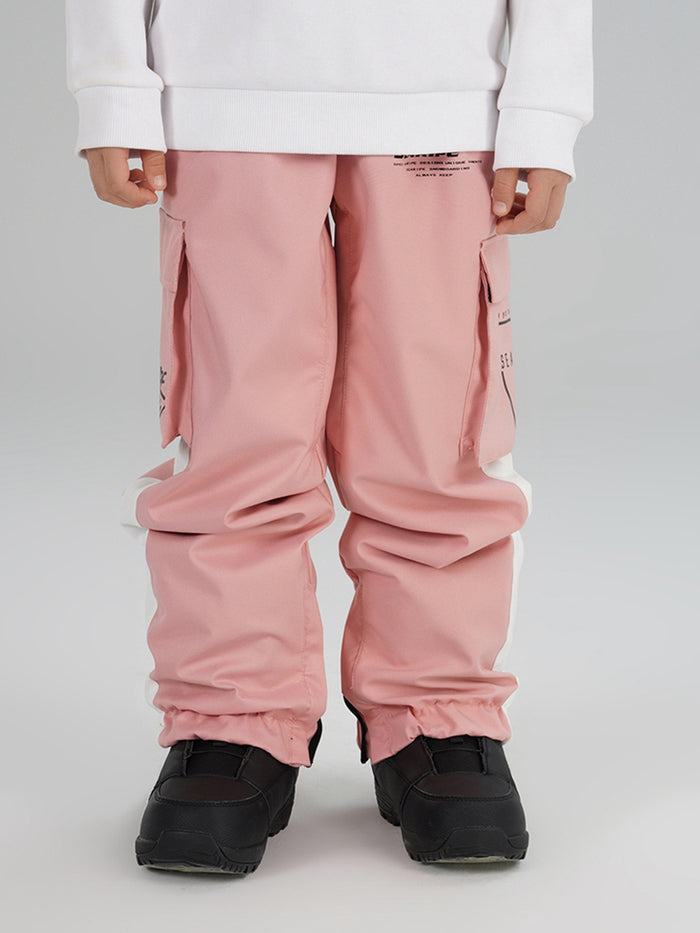 Riuiyele Girls Stripe Tape ski Jogger Pants Riuiyele