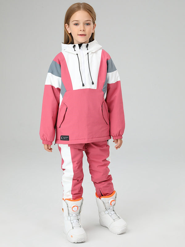 Girls Insulated Stripe Snow Suit
