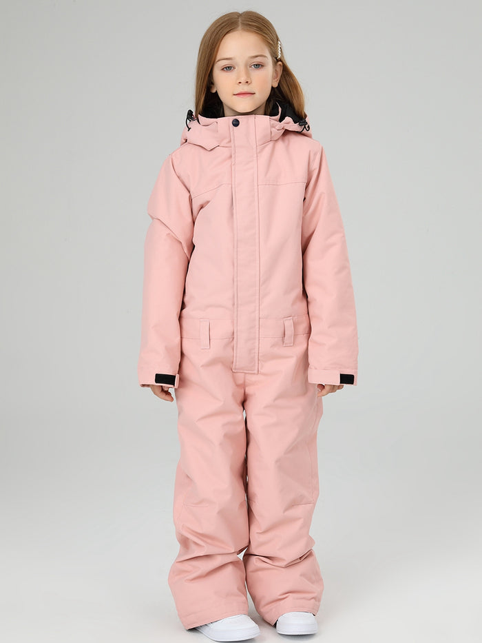 Riuiyele Girls One Piece Snowsuits Waterproof