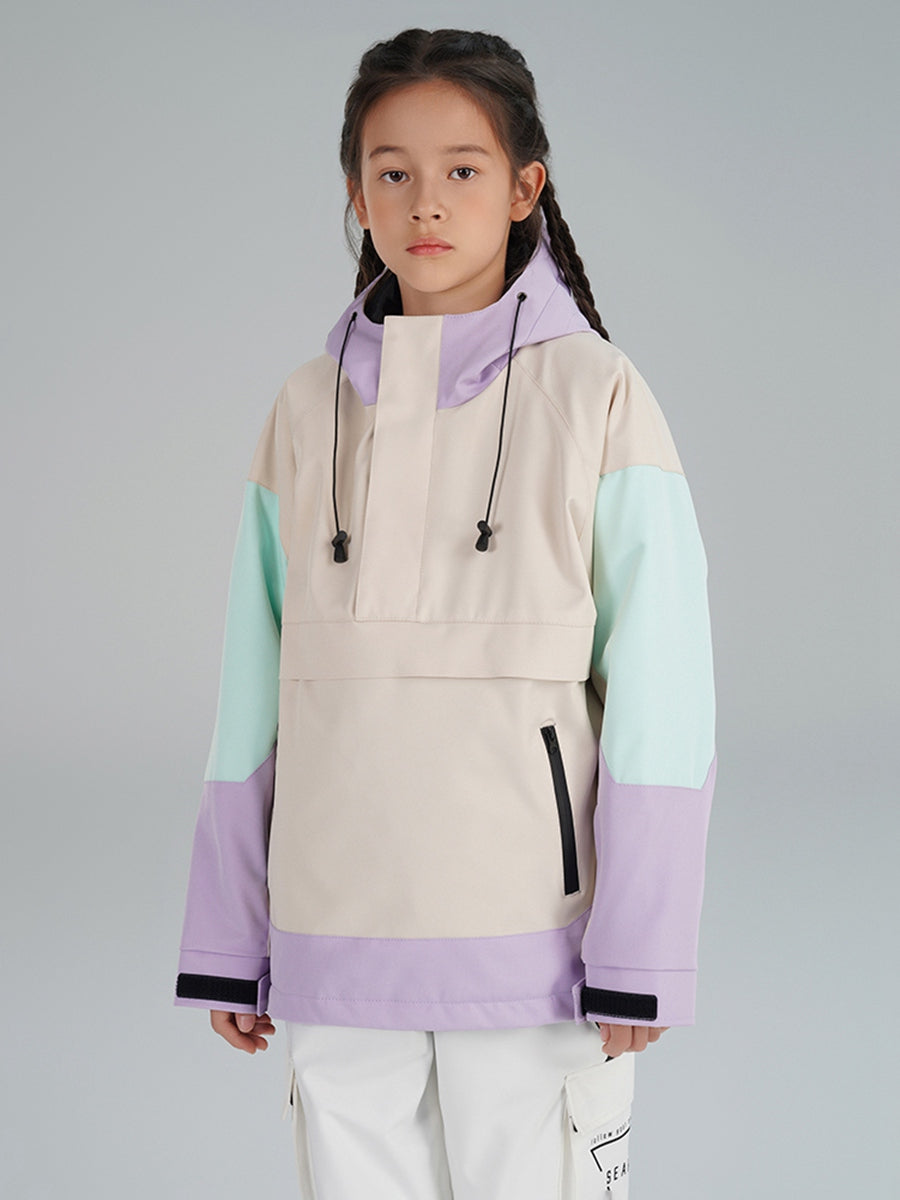 Girl's Insulated Snow Ski Anorak Jacket