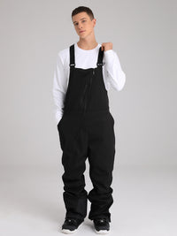 Men's Ski Bibs Pants Insulated Snow Overalls