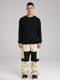 Men's Snowboard Pants Color Block Design