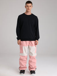 Men's Snowboard Pants Color Block Design