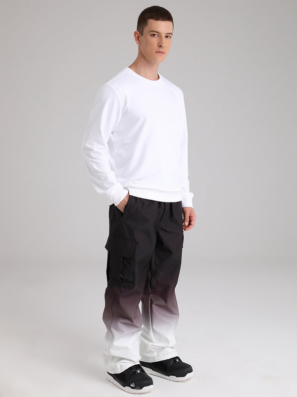 Men's Snowboard Pants Gradient Design