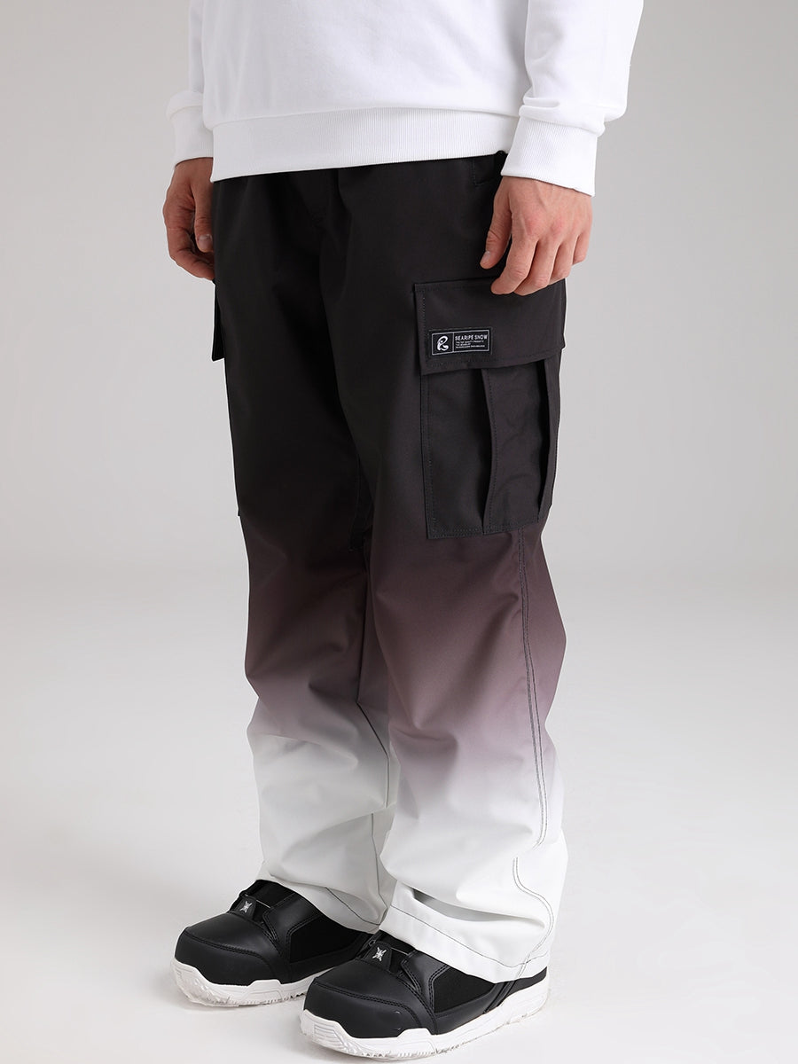 Men's Snowboard Pants Gradient Design