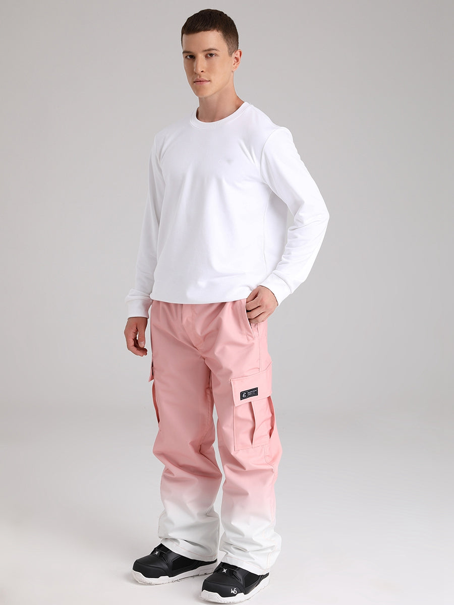 Men's Snowboard Pants Gradient Design
