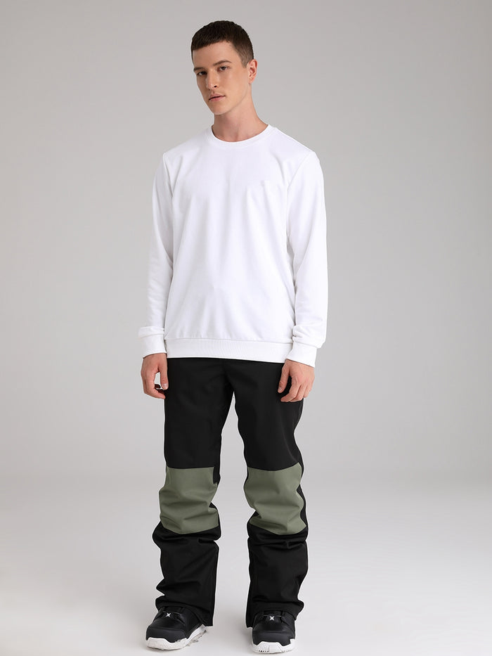 Men's Snow Pants Color Block Design