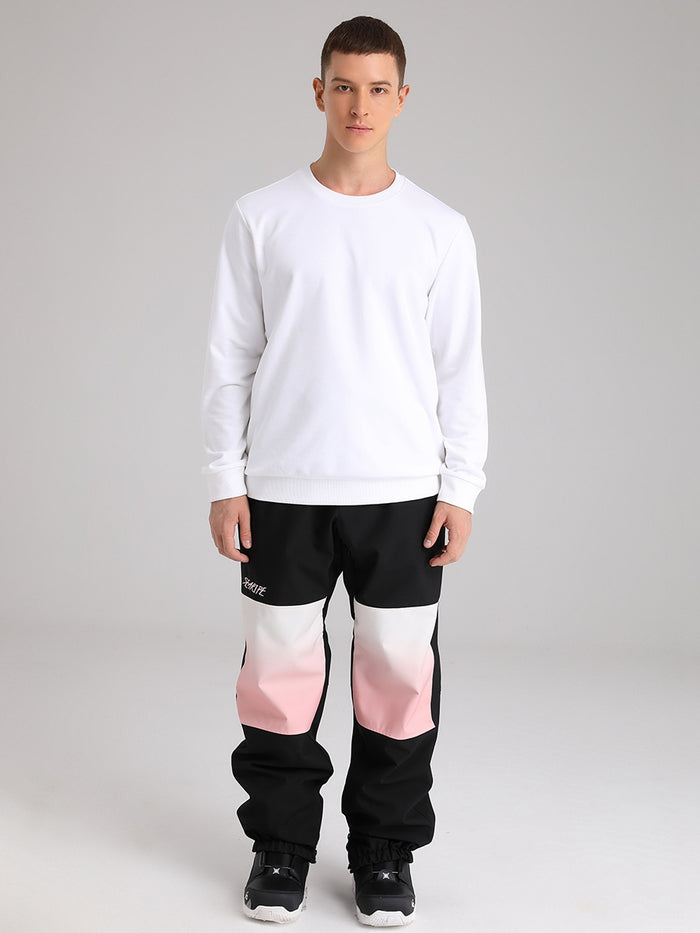 Men's Snowboard Pants Color Block Design