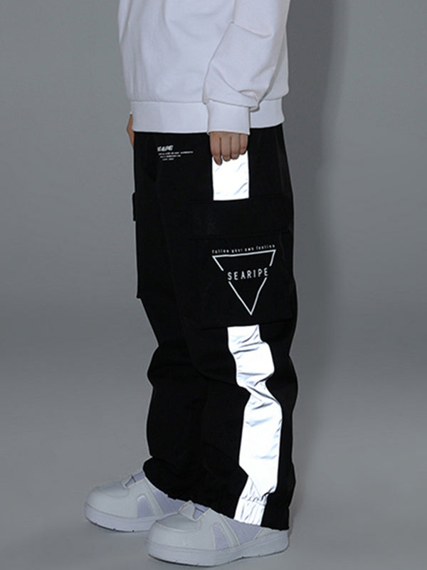 Men's Snow Pants Reflective Strips