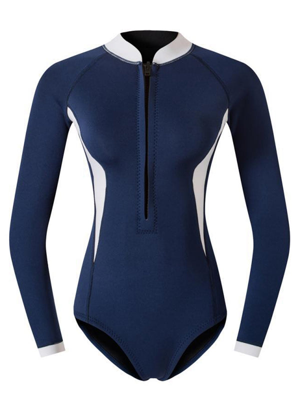 2mm Women's Long Sleeve Front Zip Surf Wetsuit
