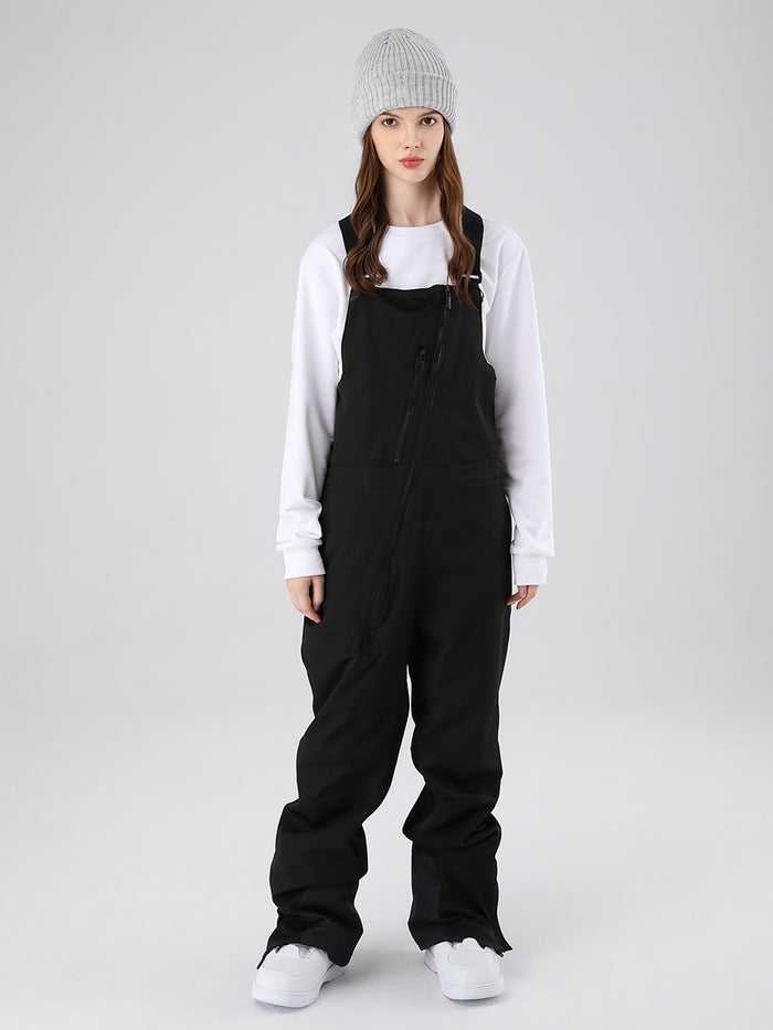 Women Ski Bibs Pants Insulated Snow Overalls