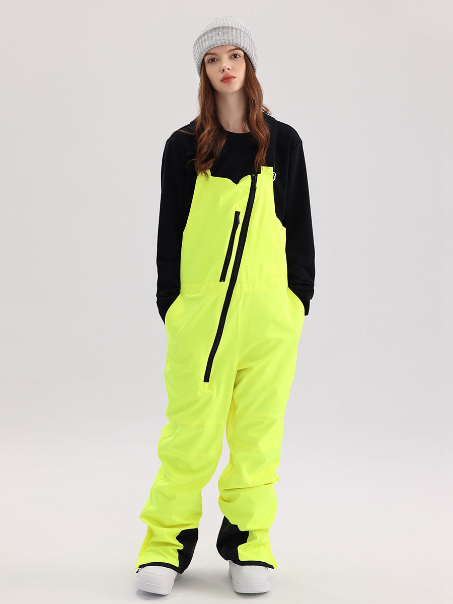 Women Ski Bibs Pants Insulated Snow Overalls