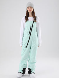 Women Ski Bibs Pants Insulated Snow Overalls