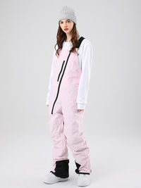 Women Ski Bibs Pants Insulated Snow Overalls