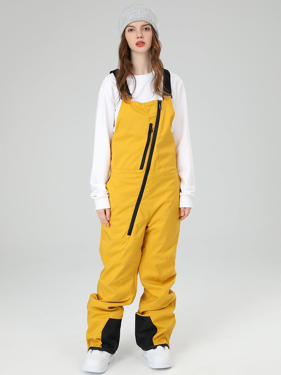 Women Ski Bibs Pants Insulated Snow Overalls