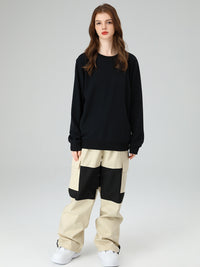 Women's Snowboard Pants Color Block Design