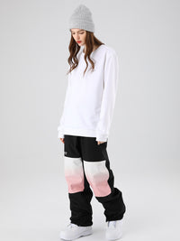 Women's Snowboard Pants Color Block Design