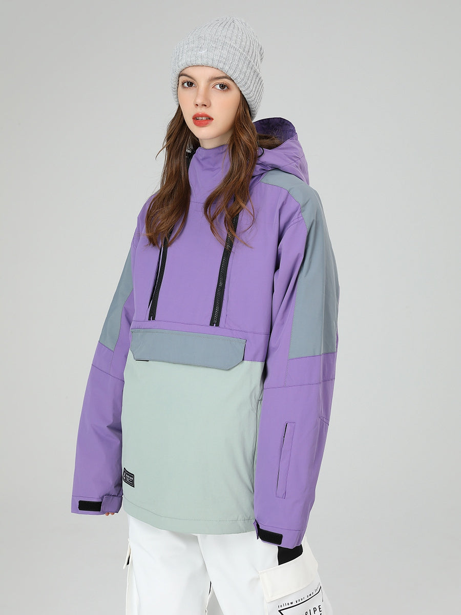 Women's Ski Hooded Anorak Jacket