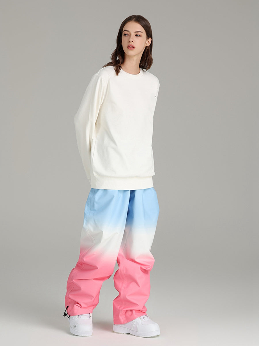 Women's Snowboard Pants Gradient Design