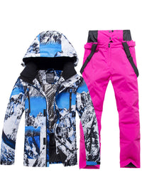 Riuiyele Men Insulated Skiing Snowboarding Set Waterproof