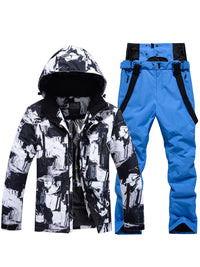 Riuiyele Men Insulated Skiing Snowboarding Set Thermal