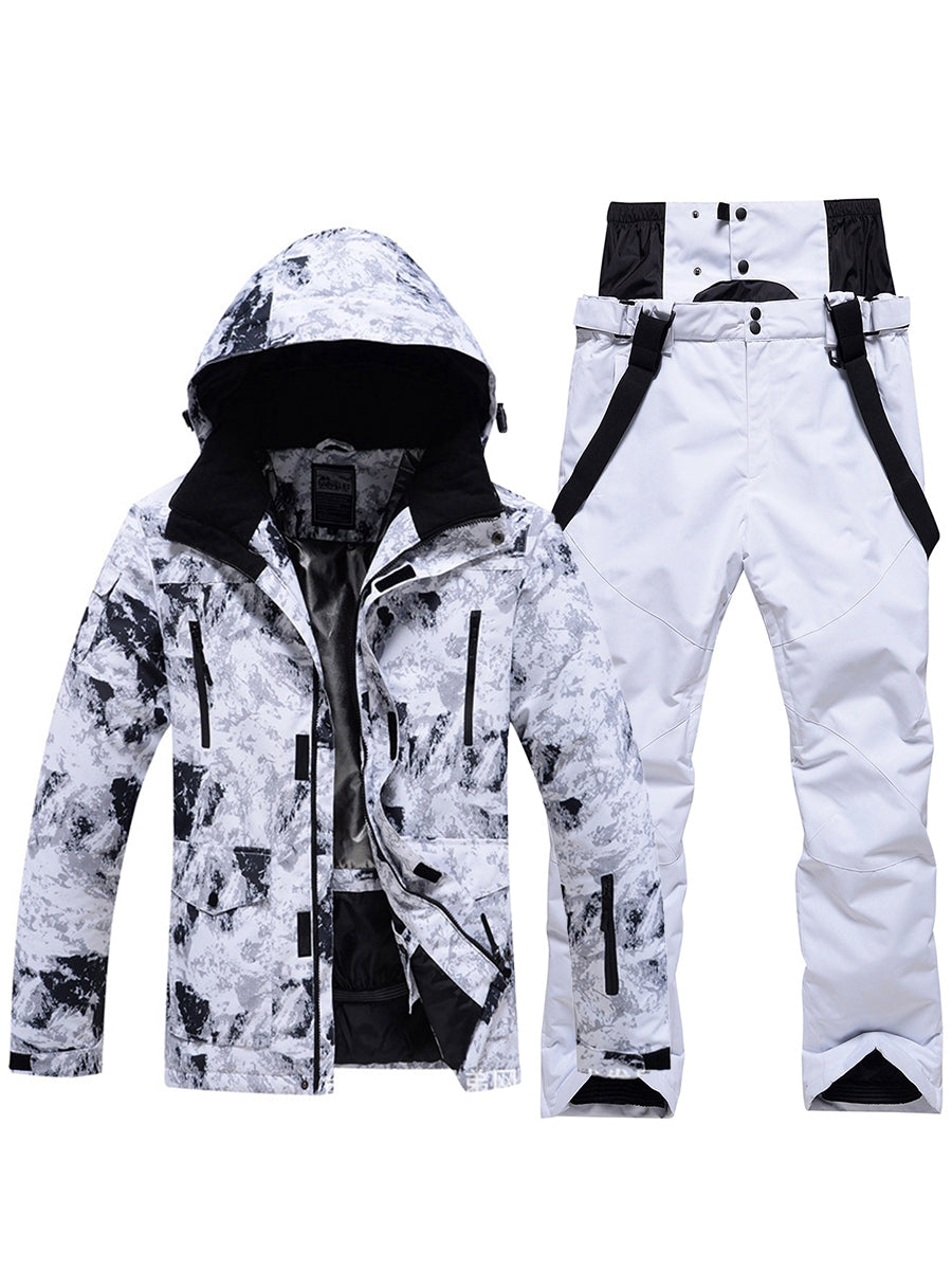 Riuiyele Men Insulated Skiing Snowboarding Set Waterproof